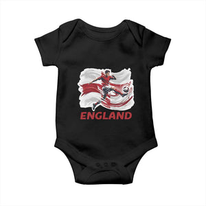 England Soccer Fan English Flag Baby Onesie
