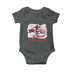 England Soccer Fan English Flag Baby Onesie