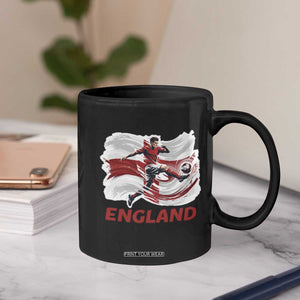 England Soccer Fan English Flag Coffee Mug TS14 Print Your Wear
