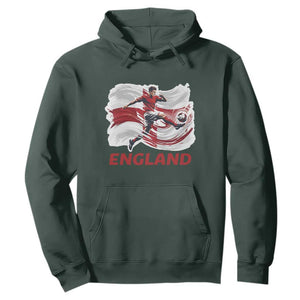 England Soccer Fan English Flag Hoodie