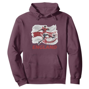 England Soccer Fan English Flag Hoodie