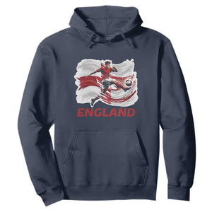 England Soccer Fan English Flag Hoodie