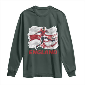 England Soccer Fan English Flag Long Sleeve Shirt
