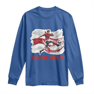 England Soccer Fan English Flag Long Sleeve Shirt