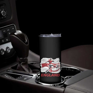 England Soccer Fan English Flag Skinny Tumbler TS14 Print Your Wear