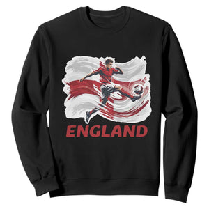 England Soccer Fan English Flag Sweatshirt