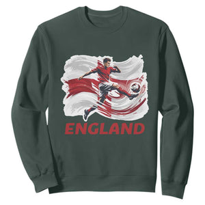 England Soccer Fan English Flag Sweatshirt