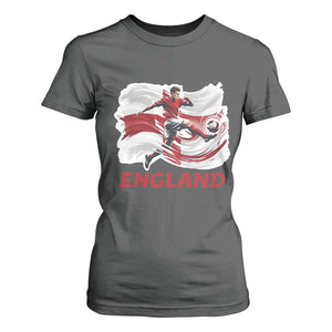 England Soccer Fan English Flag T Shirt For Women