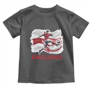 England Soccer Fan English Flag Toddler T Shirt