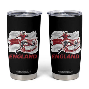 England Soccer Fan English Flag Tumbler Cup TS14 Black Print Your Wear