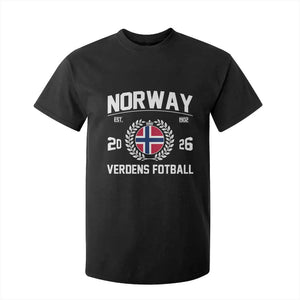 Norway Soccer Football Fan 2026 Norwegian Flag T Shirt For Kid