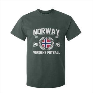 Norway Soccer Football Fan 2026 Norwegian Flag T Shirt For Kid