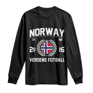 Norway Soccer Football Fan 2026 Norwegian Flag Long Sleeve Shirt