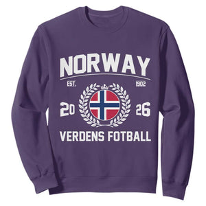 Norway Soccer Football Fan 2026 Norwegian Flag Sweatshirt