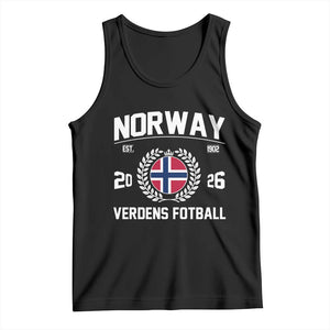 Norway Soccer Football Fan 2026 Norwegian Flag Tank Top