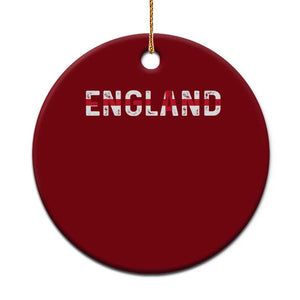 England English Flag Vintage Ceramic Ornament