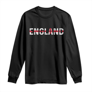 England English Flag Vintage Long Sleeve Shirt