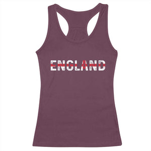 England English Flag Vintage Racerback Tank Top