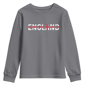England English Flag Vintage Youth Sweatshirt