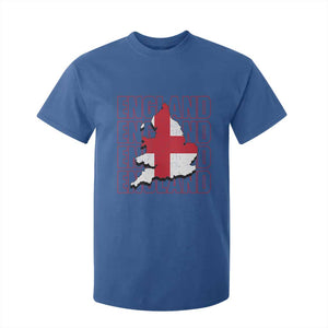 England Map St George's Cross English Roots T Shirt For Kid