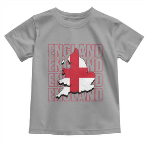England Map St George's Cross English Roots Toddler T Shirt
