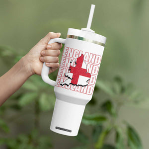 England Map St George's Cross English Roots Tumbler With Handle TS14 Print Your Wear
