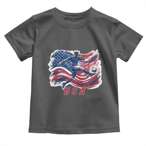 USA Soccer Fan American Flag Toddler T Shirt