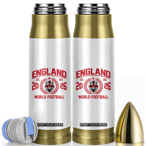 England Football Flag Bullet Tumbler Lion St George Cross Soccer Fan Patriotic TS14 White Print Your Wear