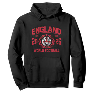 England Football Flag Hoodie Lion St George Cross Soccer Fan Patriotic