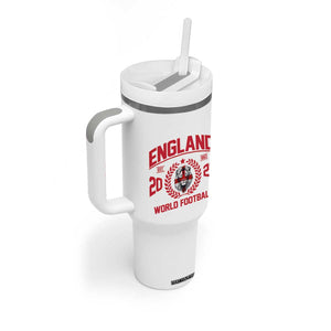 England Football Flag Tumbler With Handle Lion St George Cross Soccer Fan Patriotic TS14 Print Your Wear