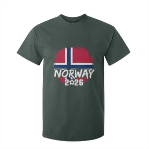 Norway 2026 Soccer Football Fan Norwegian Flag T Shirt For Kid