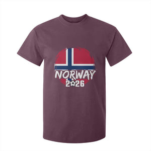 Norway 2026 Soccer Football Fan Norwegian Flag T Shirt For Kid