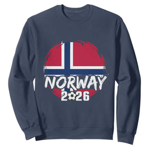 Norway 2026 Soccer Football Fan Norwegian Flag Sweatshirt