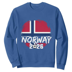 Norway 2026 Soccer Football Fan Norwegian Flag Sweatshirt