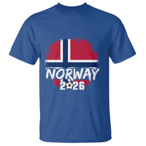 Norway 2026 Soccer Football Fan Norwegian Flag T Shirt