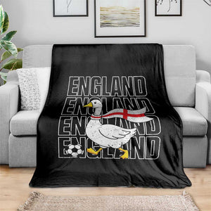 England Soccer Football Throw Blanket Silly Goose England Flag Fan Supporter TS14 Print Your Wear