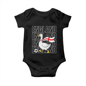 England Soccer Football Baby Onesie Silly Goose England Flag Fan Supporter