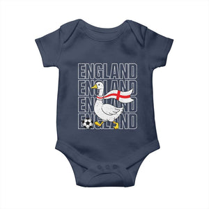 England Soccer Football Baby Onesie Silly Goose England Flag Fan Supporter