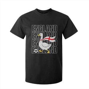 England Soccer Football T Shirt For Kid Silly Goose England Flag Fan Supporter
