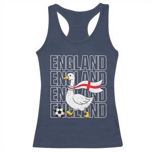 England Soccer Football Racerback Tank Top Silly Goose England Flag Fan Supporter