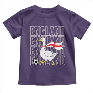 England Soccer Football Toddler T Shirt Silly Goose England Flag Fan Supporter