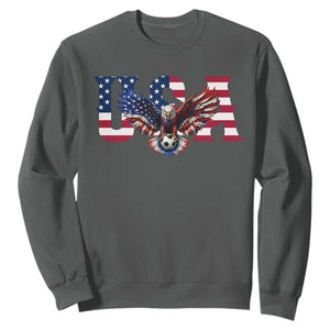 USA Soccer Eagle American Flag Fan Sweatshirt