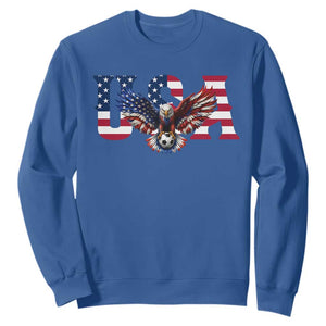 USA Soccer Eagle American Flag Fan Sweatshirt