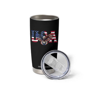 USA Soccer Eagle American Flag Fan Tumbler Cup TS14 Print Your Wear