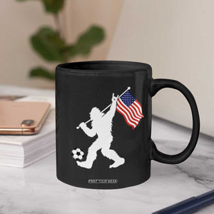 USA Soccer Bigfoot American Flag Fan Coffee Mug TS14 Print Your Wear