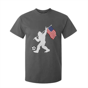 USA Soccer Bigfoot American Flag Fan T Shirt For Kid