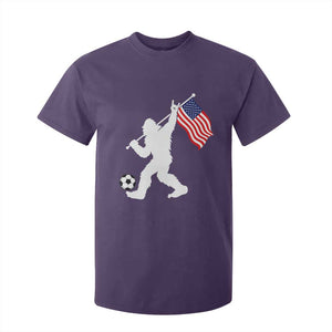 USA Soccer Bigfoot American Flag Fan T Shirt For Kid