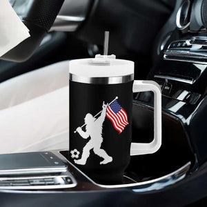 USA Soccer Bigfoot American Flag Fan Tumbler With Handle TS14 Print Your Wear