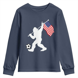USA Soccer Bigfoot American Flag Fan Youth Sweatshirt