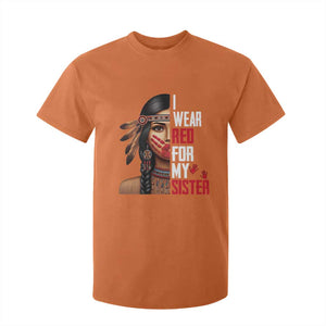 Native American Stop MMIW T Shirt For Kid I Wear Red For My Sister TS14 Orange Print Your Wear